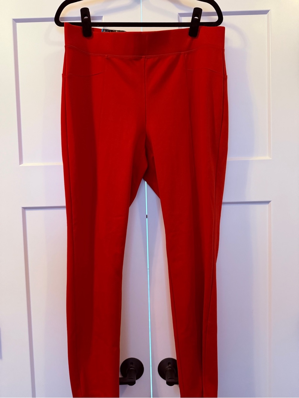 NWT Thalia Sodi Red Skinny Leg Pants Size Large